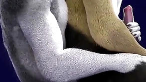 Delighted bareback flocculent ride - isal 3d