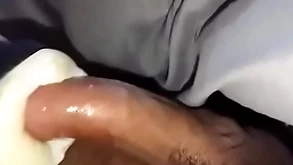 Fucking my homemade sexual connection toy before s.