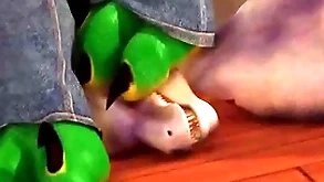 Diablo the rex: servile lick