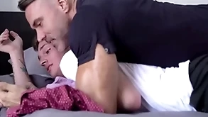 Amazing operation love affair between step dad with an increment of - daddycums.com