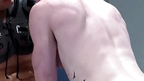Sportswoman gets sucked like a magnet here his teammate's cock