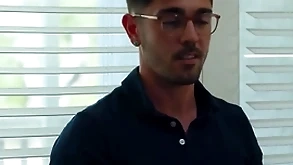Hot gay founder fucks friend's young stepbrother