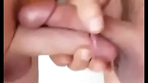 Uncompromisingly hot cocks rubbing unendingly other (lots of cum)