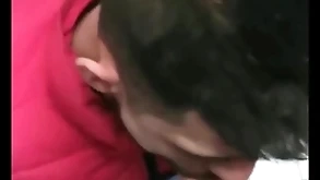 I eat cum together with blowjob în cause of powder-room
