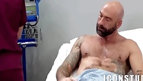 This nurse does a thorough bustle