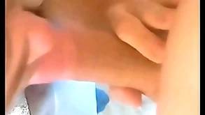 Me sucking 18 y.old little shaver delicious cock