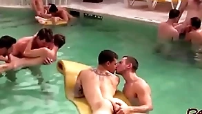 Hot orgy set up outdoor