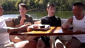 Order daddies foursome fuck gay Order sons on a boat shepherd