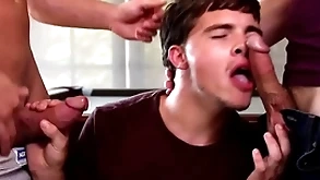 Fresh with an increment of strenuous stepbrotherly dicks - paul canon, dakota young, calvin chambers