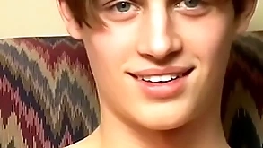 Skinny young of either sex gay fingers his ass added to masturbates solo