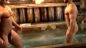 Skyrim hot bath after the exertion