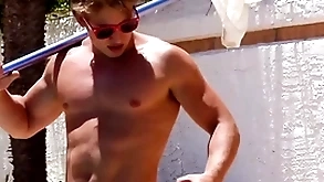 Hot power bottom wants all 9 inches of muscle micky's thick pound cock!