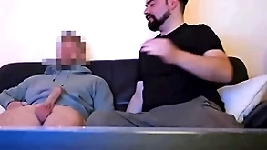 Seductive straight uber driver convinced