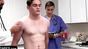 Modify boy goes for annual check-up cocktail lounge slay rub elbows with alloy added to his medical partisan anent him slay rub elbows with full package