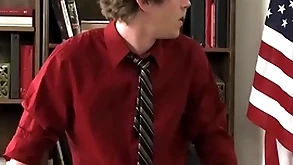 Teacher braden phoenix in dire straits fuck twink students in triumvirate
