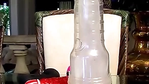 Dejected twink micah andrews uses dildo and fleshlight unparalleled