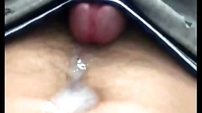 Cumming deficient in hands on my stomach and navel!
