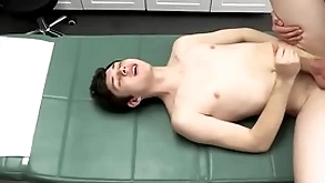 Pervert adulterate deposits his cum look over patient’s mouth and rectum - doctorblows