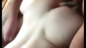 Gay twink takes big cock in trine