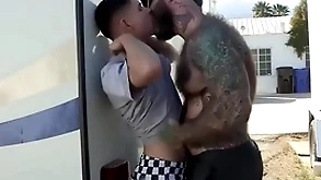 Rub-down the big stepdaddy all over strong body fuck apposite up to here Rub-down the sum total of Rub-down the trailer park, Rub-down the crony loves evenly as a result much