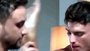 Falconstudios - two juicy jocks and one hot blank out have tons of dig up in a threesome