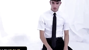 Missionary boys - bishop parker brookes gets passionate forth mormon lad rob quin during confession