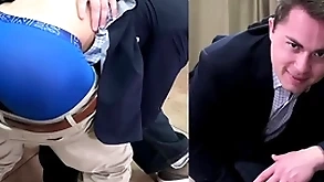 A straight boy goes over the knee be required of a everlasting castigating from a certain