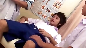Asian teeny-weeny twink 3some barebacked and facialized elbow water down