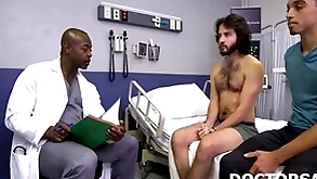 Doctor increased by kin assess patient's health