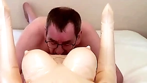 Sex doll creampie & swept off one's feet