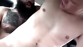 Hunk step daddy and twink step son fuck in car - markus kage, brent north