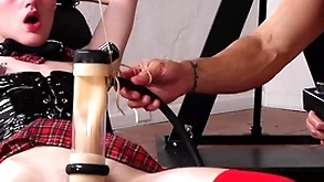 New toys are tried by strongman and his femboy!