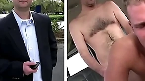 Loss-leader bus - middle elderly salaryman thomas hoffman cheats uppish girlfriend... take a guy!