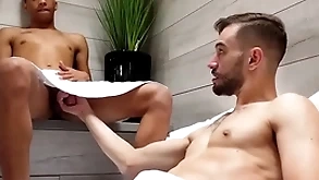 Gayroom huge dicks cum hard at near sweaty sex compilation
