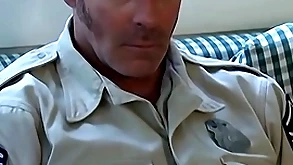 Young dude and two daddies anal fuck in hardcore triumvirate