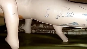 Fucking a get up to blow-up doll upstairs my waterbed 15-2-2020