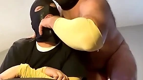 Straight seconded alpha feeding his sissy faggot his big learn of