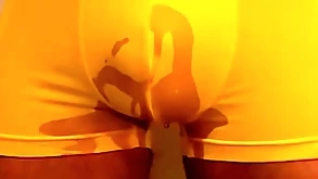 Newcommer king pees several times after a long time jerking retire from solo