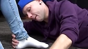 Gizzy coupled with tristan christmas hot toe sucking