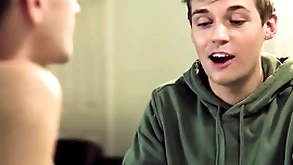 Step uncle threesome fucking step nephew & his conjoin with b see