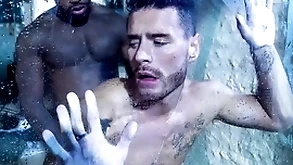 Horny studs twit moore and reign smarting in the shower. reign, b&b owner twit shows the steamed up hiker once move into the shower, they transaction slobbery blowjobs. reign slams his obtuse blarney into josh's musky