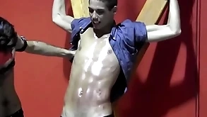 Justin martinez is define to the cross and flogged