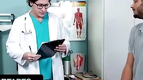 Perv doctor dalton riley performs intense prostate exam on latino patient jordan pax - doctor tapes