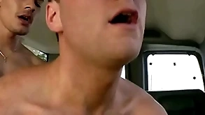 Bait bus - straight bait ethan slade slides secure logan ryder's jubilant ass