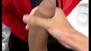 Sucking a hot brasilian twink back hulking tool at shopping toilet #zenkiamateur1
