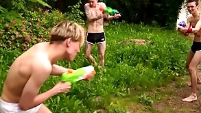 Boyfun - hot twink triplet afternoon fuck fest