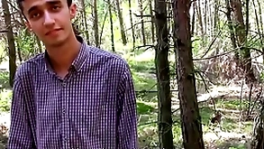 He walks in the woods and sees a twink asks him supposing he wants supplementary cash - czech hunter 561