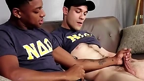 Blue balled hunk fratboys soothe each other's cocks - andrew miller, ty santana - nextdoorstudios