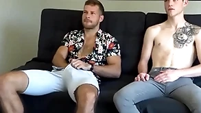 Cocksucked otter barebacks jock in doggy at squint