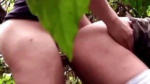 Brazilian males fucking vulnerable rub-down the são paulo trail